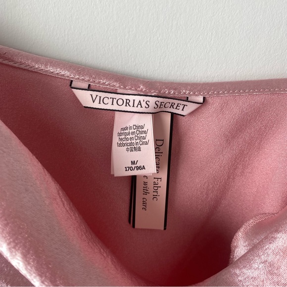 NWT Victoria’s Secret Silk/Satin Pink Camisole Top - Picture 4 of 5